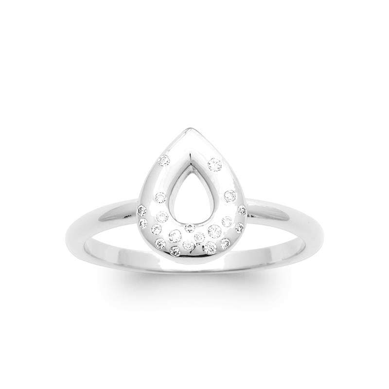 Coque de Nacre Bague argent 10006410