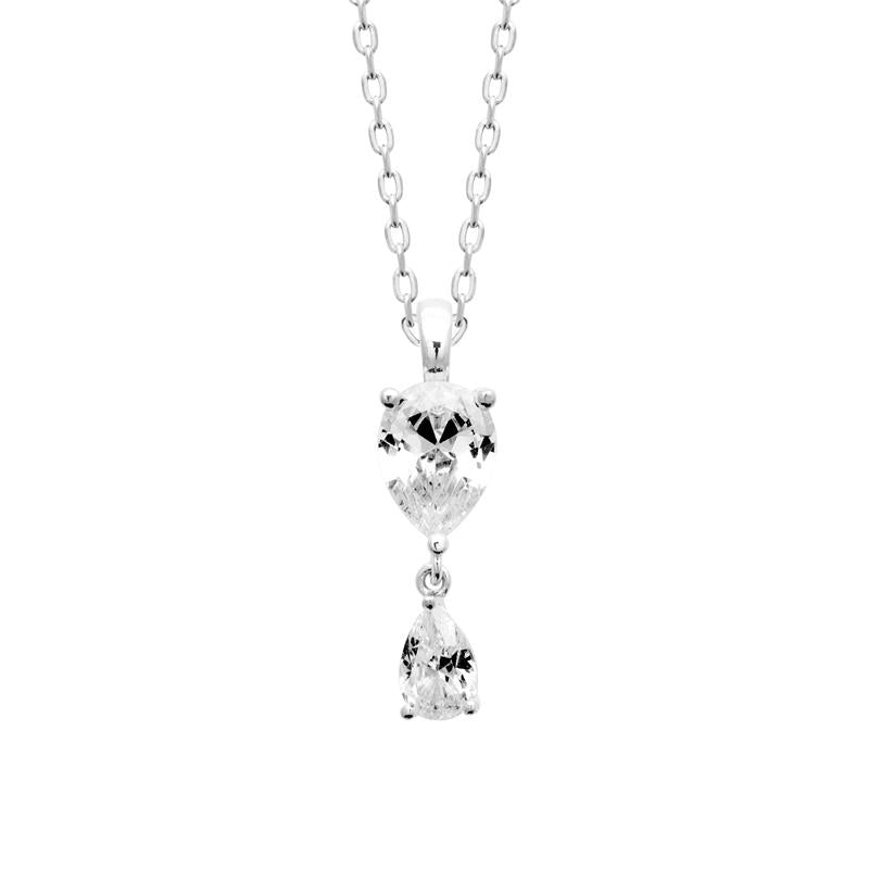 Coque de Nacre Collier argent 874380