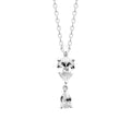 Coque de Nacre Collier argent 874380