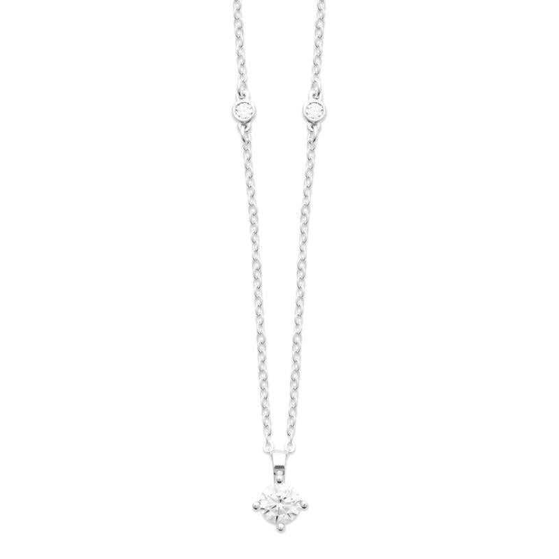 Coque de Nacre Collier argent 874255