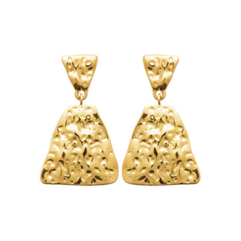 Coque de Nacre Boucles d'oreilles acier doré 3115209
