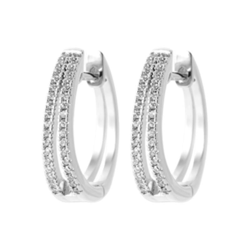 Coque de Nacre Créoles argent 1666210