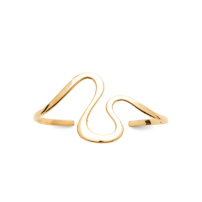Coque de Nacre Bracelet jonc plaqué or 922221