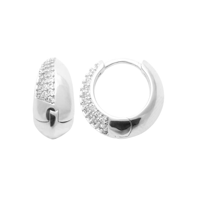 Coque de Nacre Créoles argent 1672910