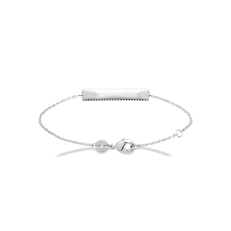 Coque de Nacre Gourmette argent 722025