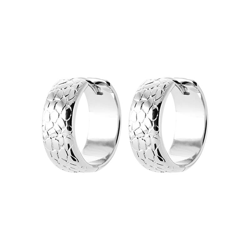 Coque de Nacre Créoles plaqué argent 4679900