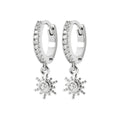 Coque de Nacre Créoles argent 1638010