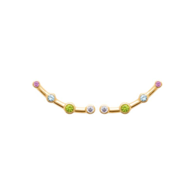 Coque de Nacre Boucles d'oreilles plaqué or 23065005