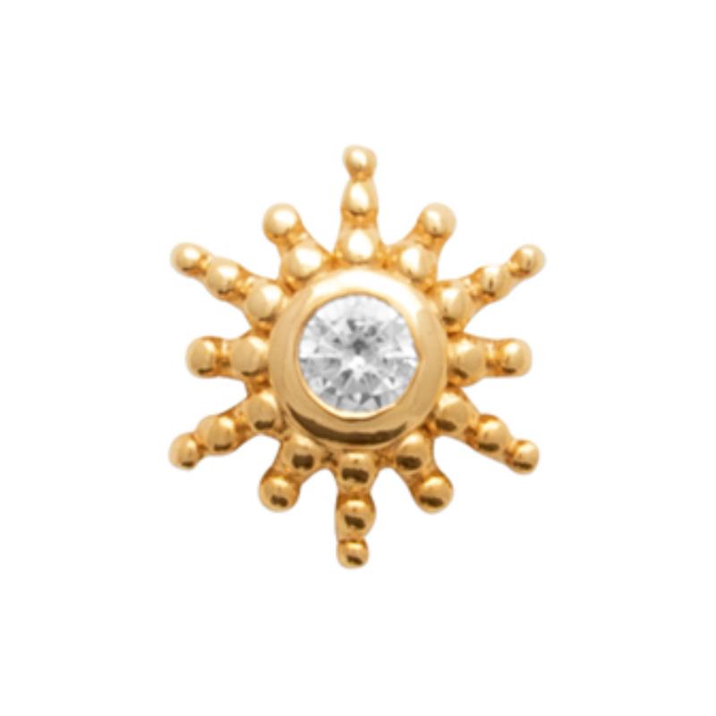 Coque de Nacre Piercing plaqué or 23067610