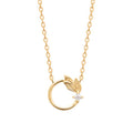 Coque de Nacre Collier plaqué or 973889