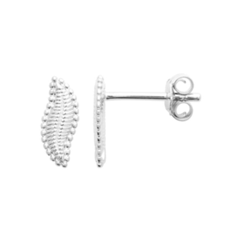Coque de Nacre Puces d'oreilles argent 73058900