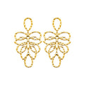 Izee Boucles d'oreilles pendantes acier doré 3135209
