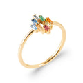 Coque de Nacre Bague plaqué or 20016105