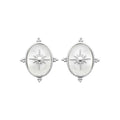 Coque de Nacre Puces d'oreilles argent 1581004