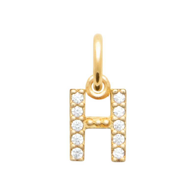 Coque de Nacre Pendentif initiale plaqué or 2776708