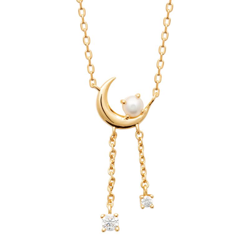 Coque de Nacre Collier plaqué or 974340