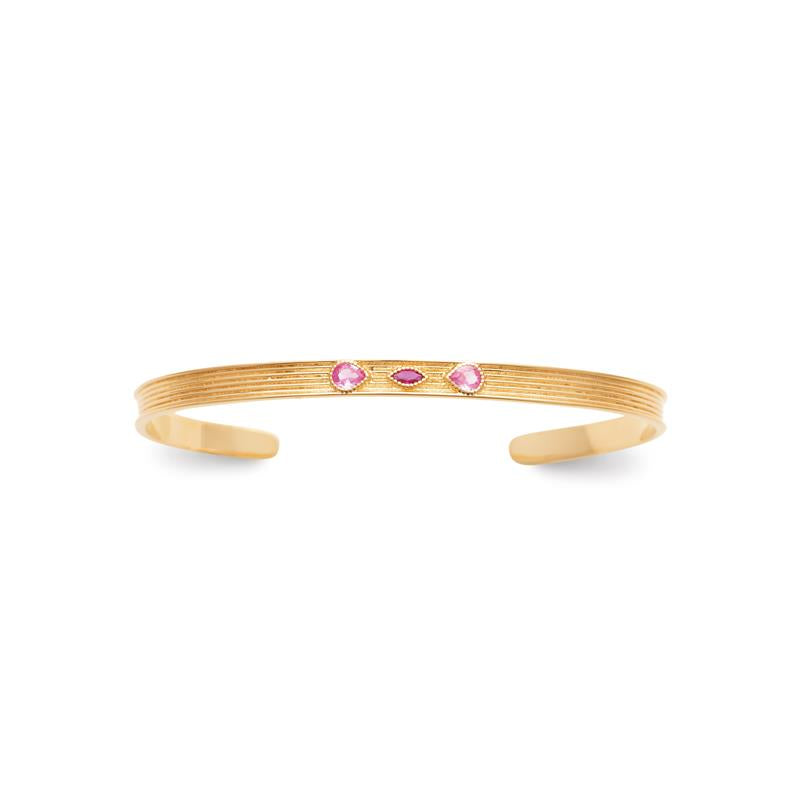 Coque de Nacre Bracelet jonc plaqué or 974406