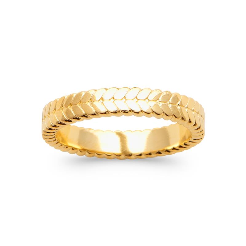 Coque de Nacre Bague plaqué or 20021800