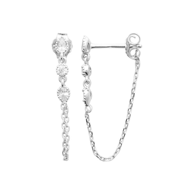 Coque de Nacre Boucles d'oreilles pendantes argent 13058310