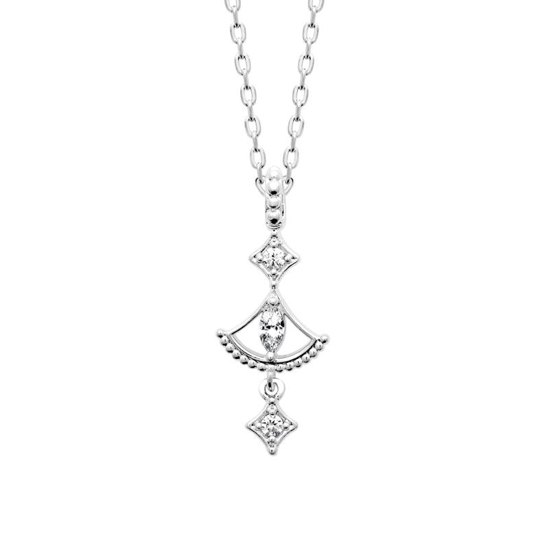 Coque de Nacre Collier argent 874451