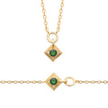 Coque de Nacre Collier plaqué or 973856