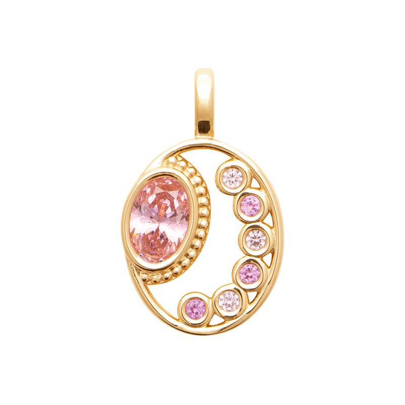 Coque de Nacre Pendentif plaqué or 2788480