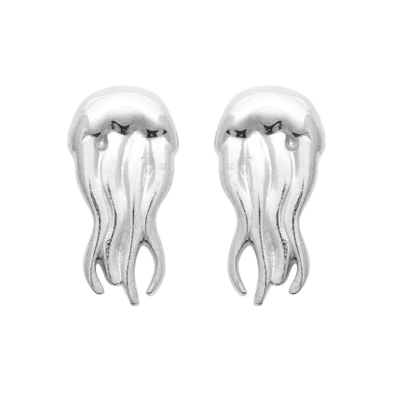 Coque de Nacre Puces d'oreilles argent 73087300