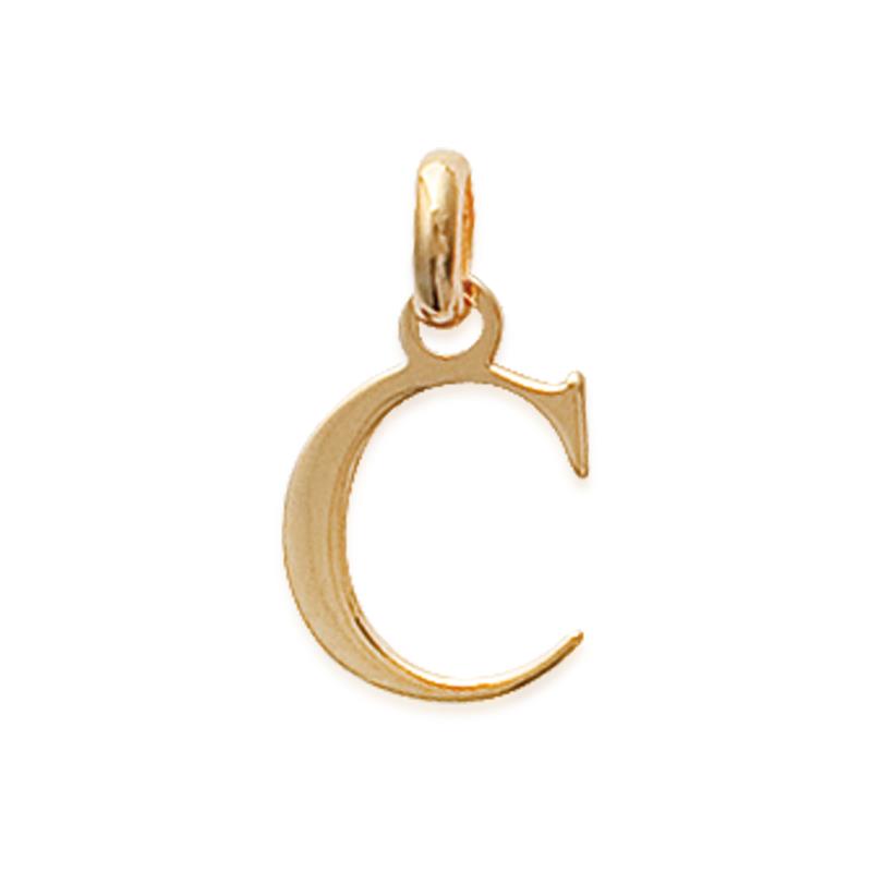 Coque de Nacre Pendentif initiale plaqué or 2875003