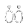 Coque de Nacre Boucles d'oreilles pendantes plaqué argent 43001500
