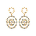 Coque de Nacre Boucles d'oreilles pendantes plaqué or 23086110