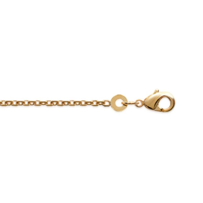 Coque de Nacre Chaîne maille forçat doré 325045
