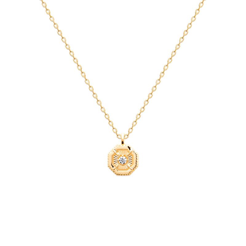 Coque de Nacre Pendentif plaqué or 2790610