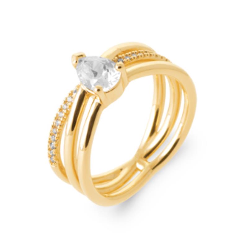 Coque de Nacre Bague plaqué or 2973310