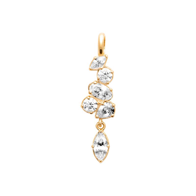 Coque de Nacre Pendentif plaqué or 2790110