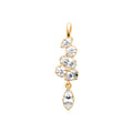 Coque de Nacre Pendentif plaqué or 2790110
