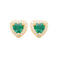 Coque de Nacre Puces d'oreilles plaqué or 23046450