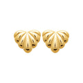 Coque de Nacre Boucles d'oreilles acier doré 3129209