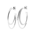 Coque de Nacre Créoles argent 1673810