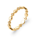 Coque de Nacre Bague plaqué or 2941110