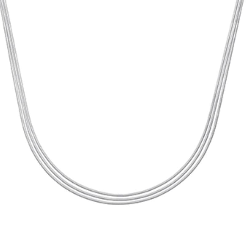 Coque de Nacre Collier argent 741320