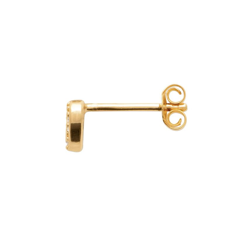 Coque de Nacre Boucle d'oreille à l'unité plaqué or 23018710U