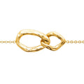 Coque de Nacre Bracelet acier doré 312389