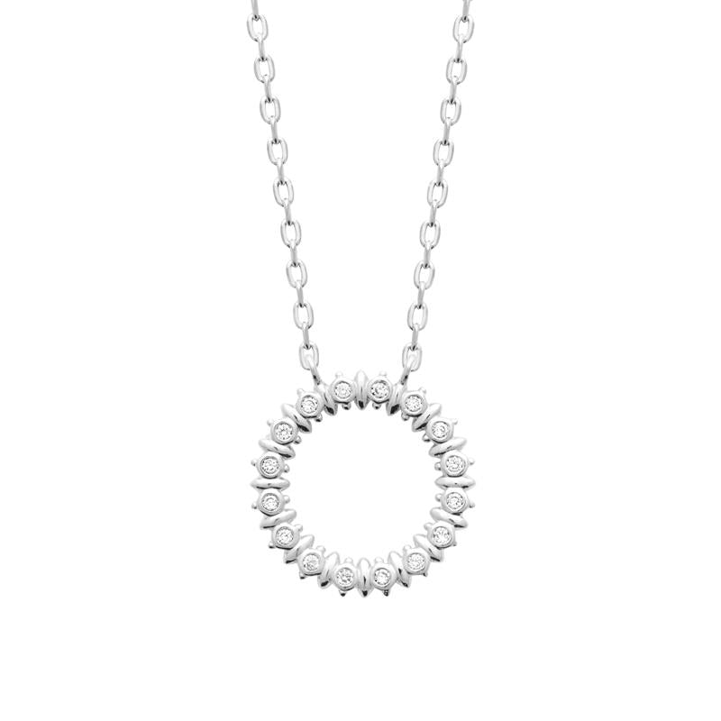 Coque de Nacre Collier argent 874203