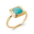 Coque de Nacre Bague plaqué or 2936360