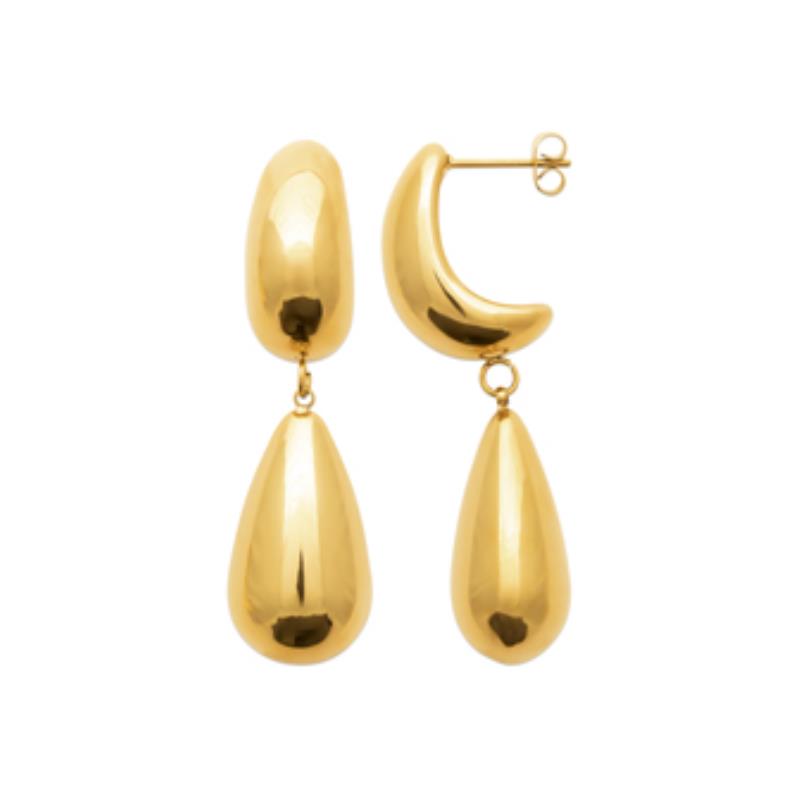 Izee Boucles d'oreilles acier doré 3115009