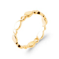 Coque de Nacre Bague plaqué or 20020200