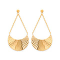 Coque de Nacre Boucles d'oreilles pendantes plaqué or 2548800
