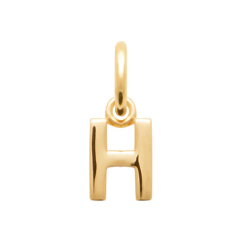 Coque de Nacre Pendentif initiale plaqué or 2775608