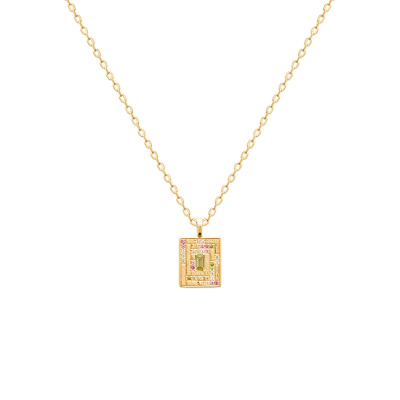 Coque de Nacre Pendentif plaqué or 2785605