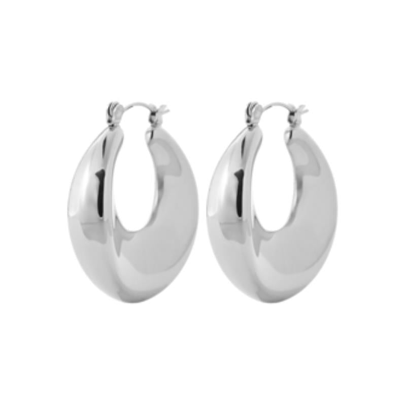 Coque de Nacre Créoles acier 3600100